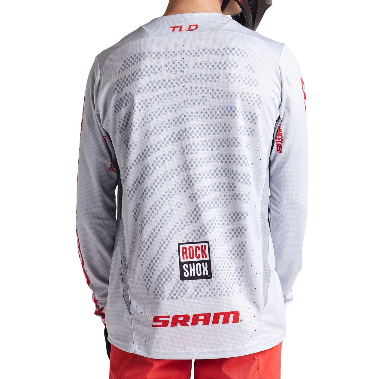 Koszulka z długim rękawem TROY LEE DESIGNS SPRINT SRAM biała