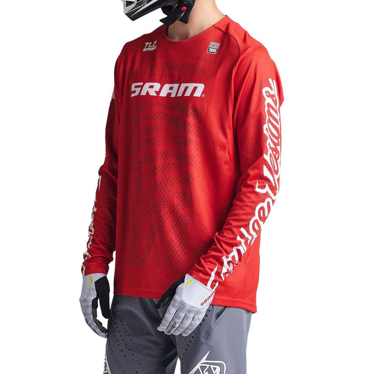 Koszulka z długim rękawem TROY LEE DESIGNS SPRINT SRAM czerwona