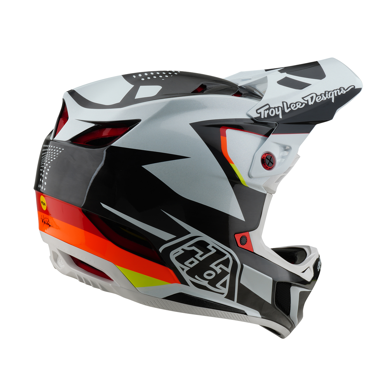 Kask rowerowy Troy Lee Design D4 CARBON MIPS OPTIC czarny