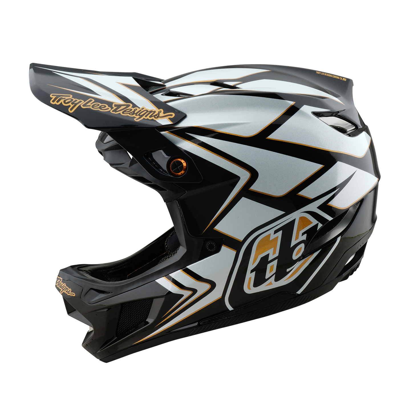 Kask MTB Troy Lee Design D4 COMPOSITE MIPS GHOSTWING biały