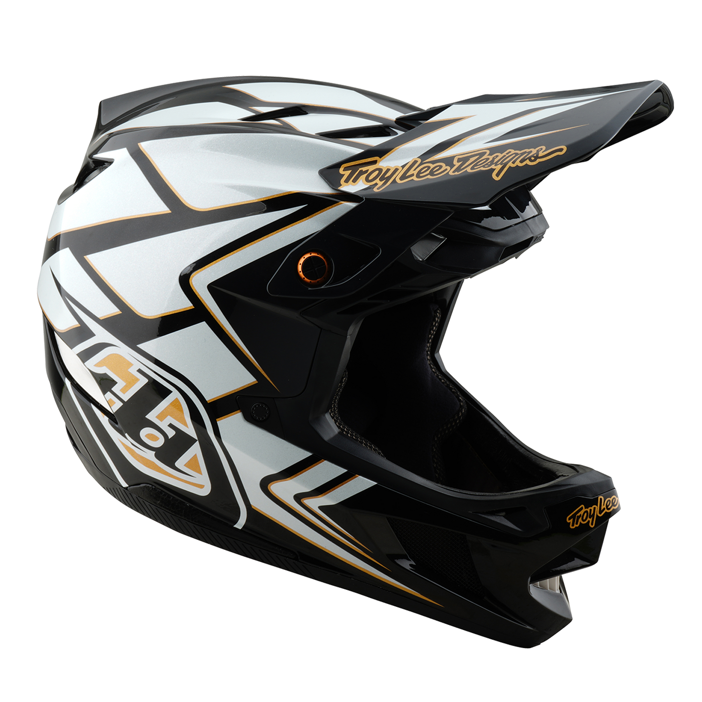 Kask MTB Troy Lee Design D4 COMPOSITE MIPS GHOSTWING biały