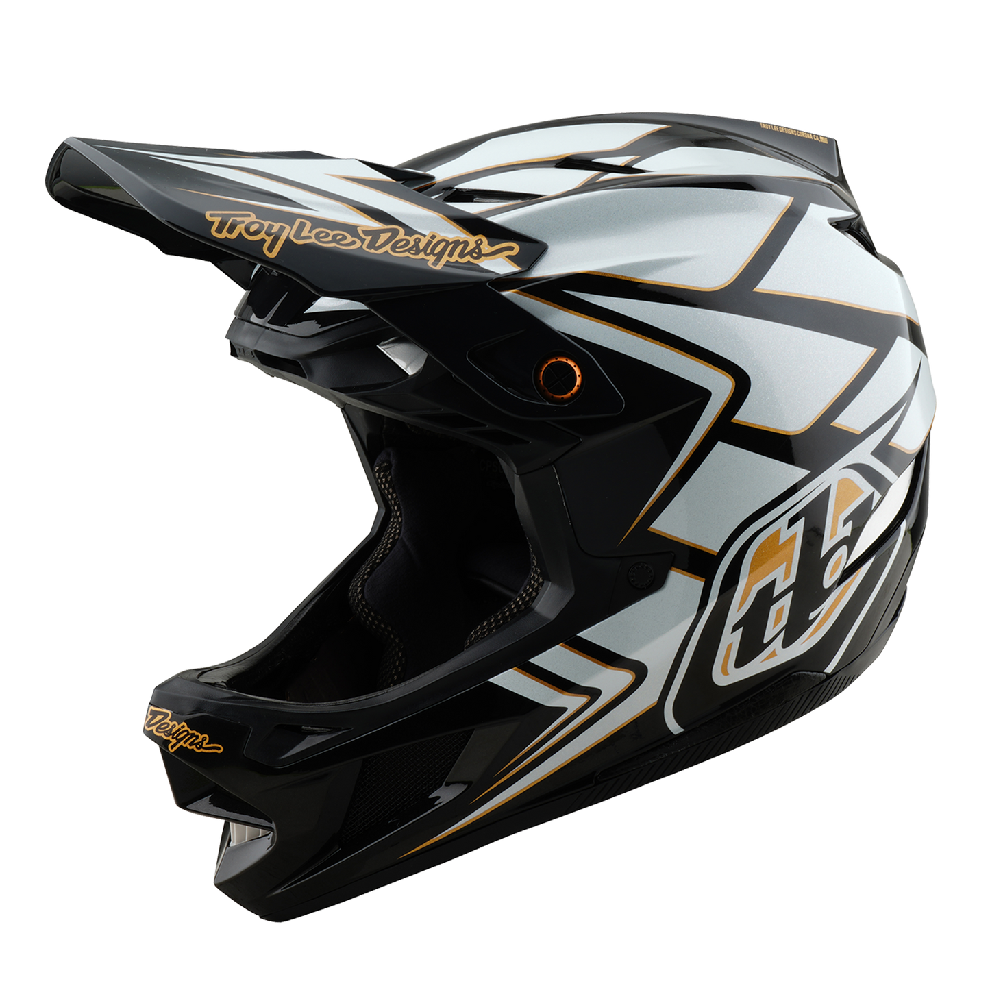 Kask MTB Troy Lee Design D4 COMPOSITE MIPS GHOSTWING biały