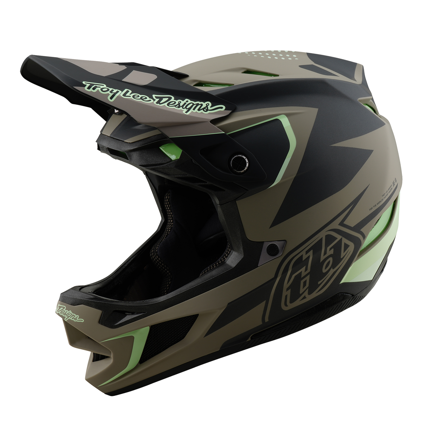 Kask MTB Troy Lee Design D4 COMPOSITE MIPS brązowy/czarny/żółty