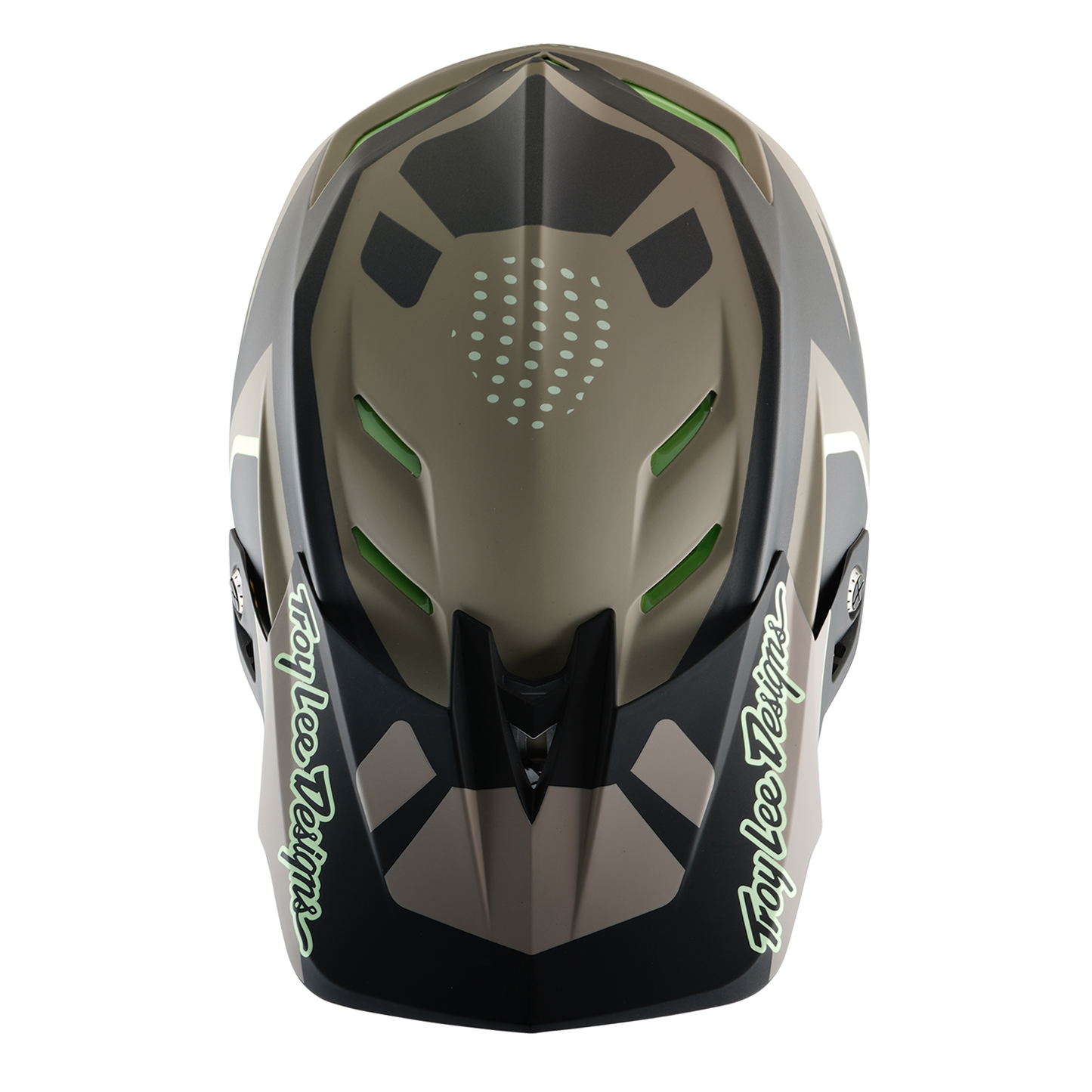 Kask MTB Troy Lee Design D4 COMPOSITE MIPS brązowy/czarny/żółty