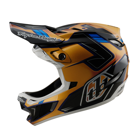 MTB Helmet TROY LEE DESIGNS D4 COMPOSITE MIPS ROYALTY Black/Gold