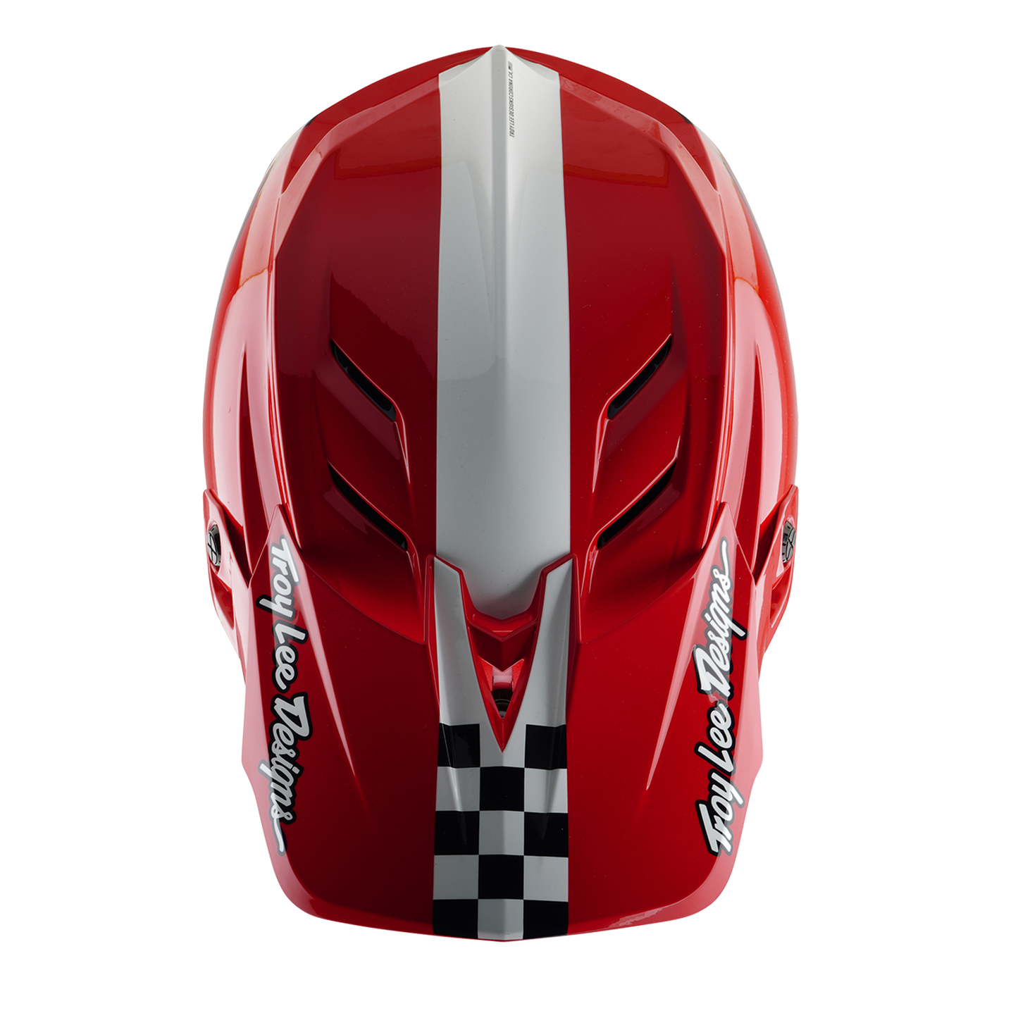 MTB Helmet TROY LEE DESIGNS D4 POLYACRYLITE FIFTY 50 White/Red