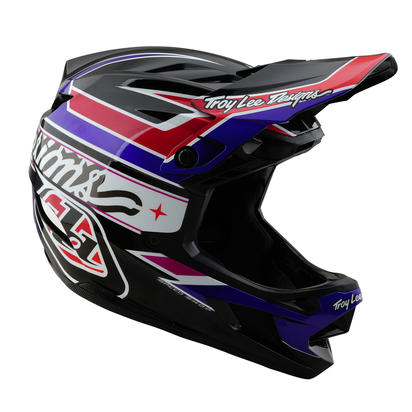 Kask MTB Troy Lee Design D4 POLYACRYLITE MIPS LINEAR czarny