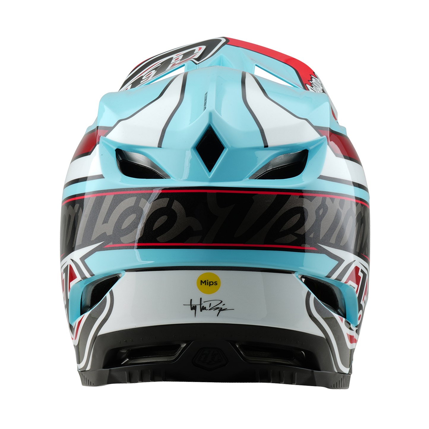 Troy Lee Design D4 POLYACRYLITE MIPS LINEAR MTB Helmet Blue