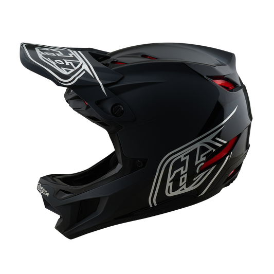 Kask MTB TROY LEE DESIGNS D4 POLYACRYLITE SHADOW czarny 2025