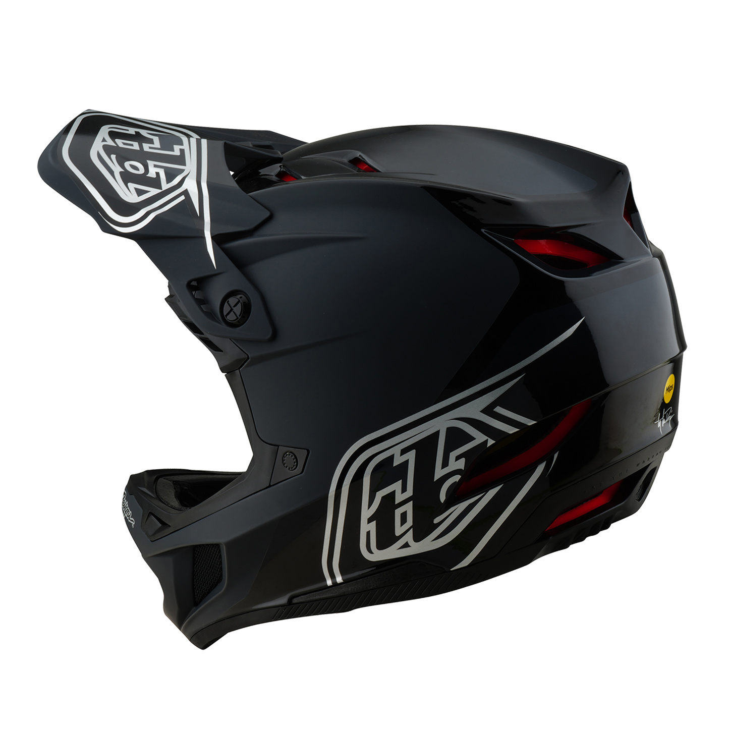Kask MTB TROY LEE DESIGNS D4 POLYACRYLITE SHADOW czarny 2025