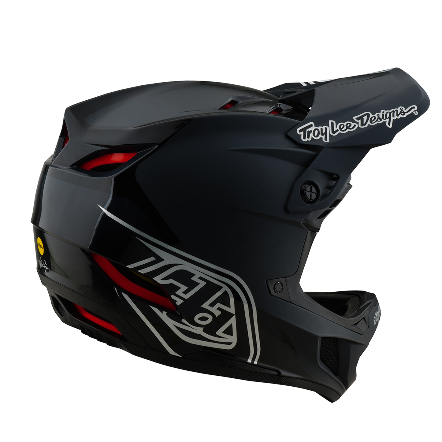 Kask MTB TROY LEE DESIGNS D4 POLYACRYLITE SHADOW czarny 2025