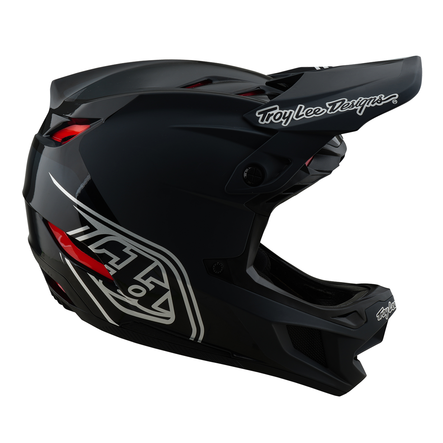 Kask MTB TROY LEE DESIGNS D4 POLYACRYLITE SHADOW czarny 2025