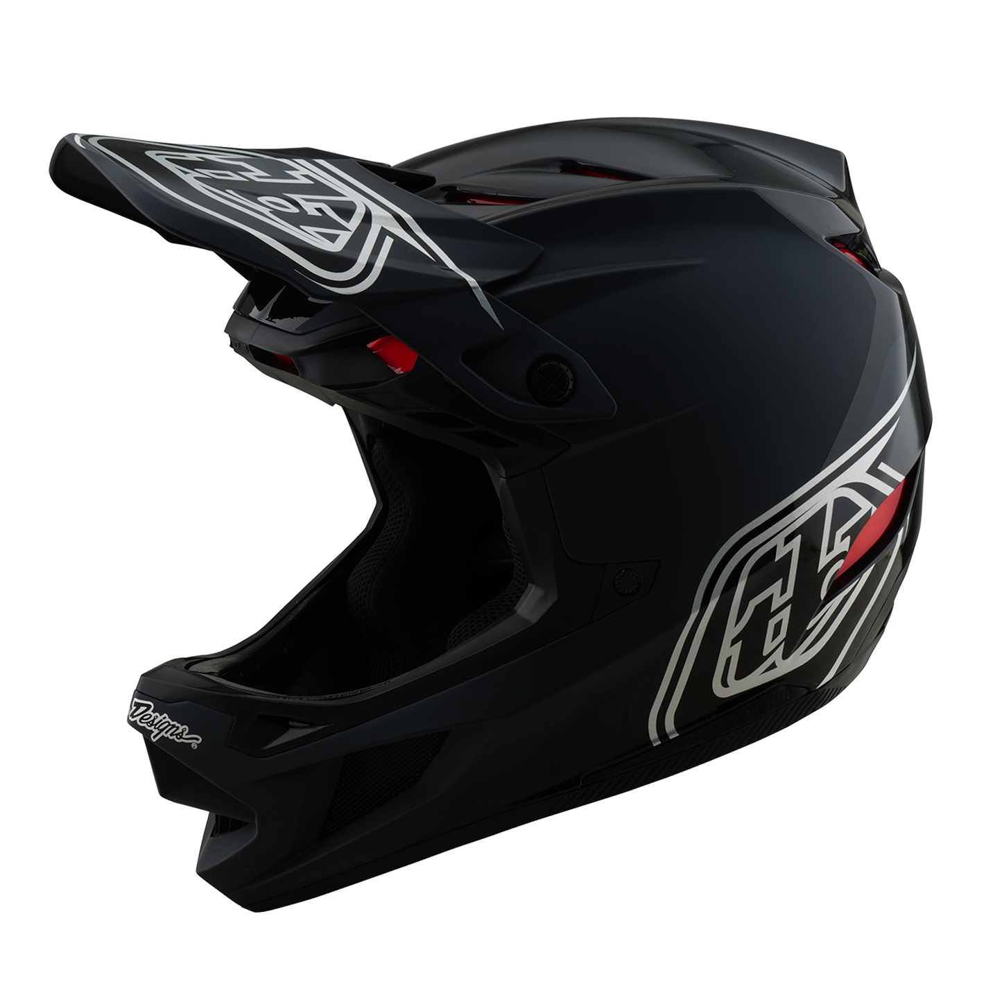 Kask MTB TROY LEE DESIGNS D4 POLYACRYLITE SHADOW czarny 2025