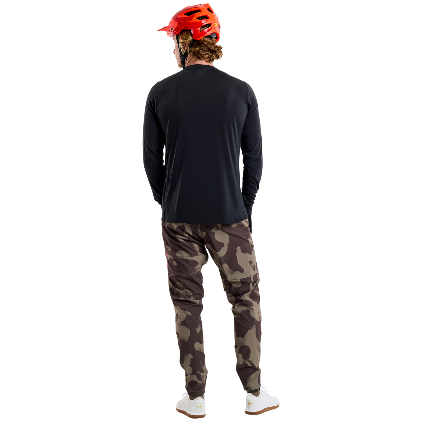 TROY LEE DESIGNS SKYLINE RIDE TEE SIGNATURE Jersey Long Sleeve Black 2025