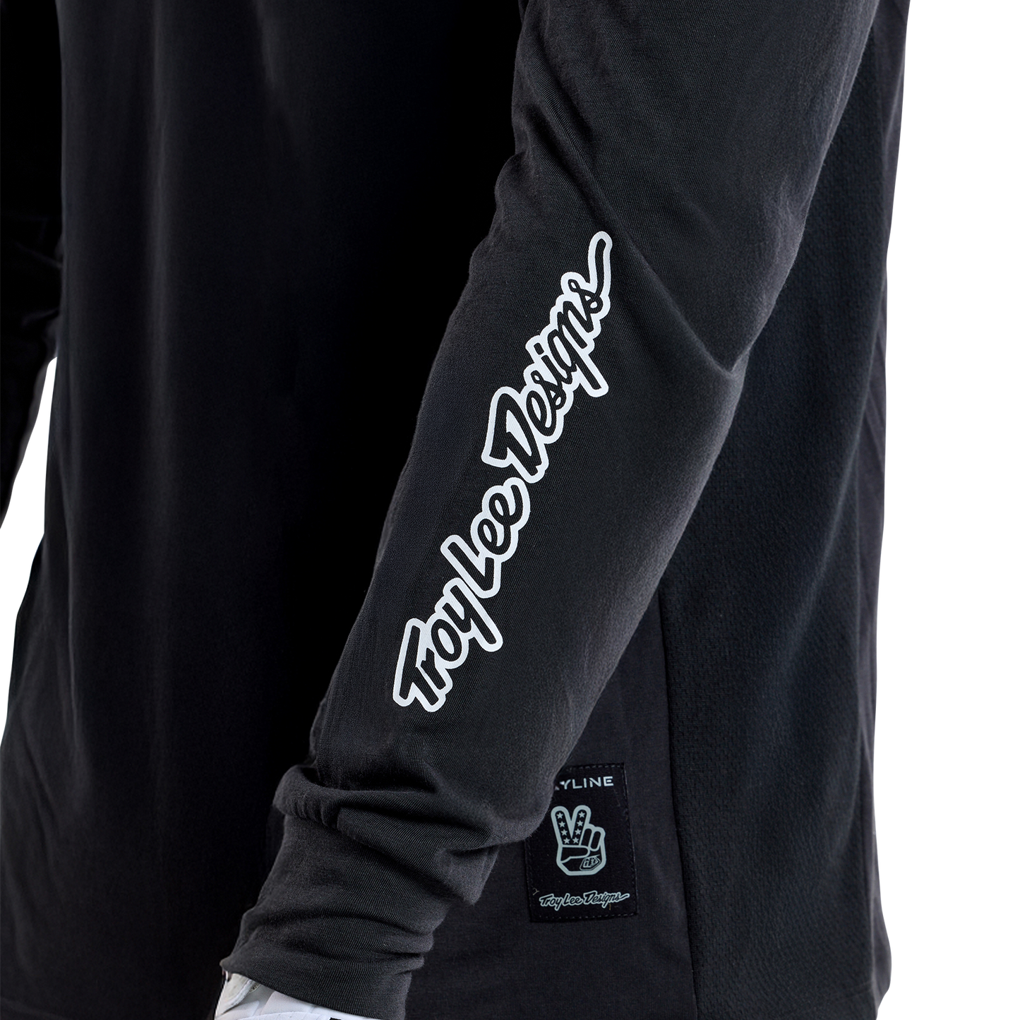 TROY LEE DESIGNS SKYLINE RIDE TEE SIGNATURE Jersey Long Sleeve Black 2025