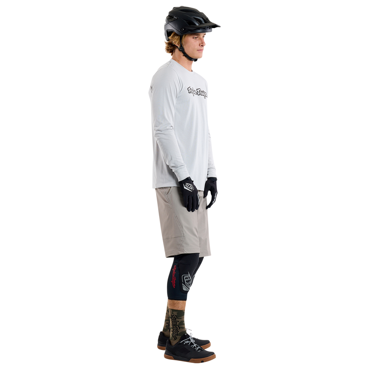 TROY LEE DESIGNS SKYLINE RIDE TEE SIGNATURE Jersey z długim rękawem Grey 2025