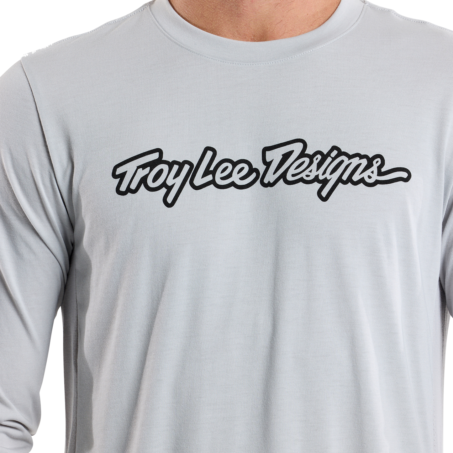 TROY LEE DESIGNS SKYLINE RIDE TEE SIGNATURE Jersey z długim rękawem Grey 2025
