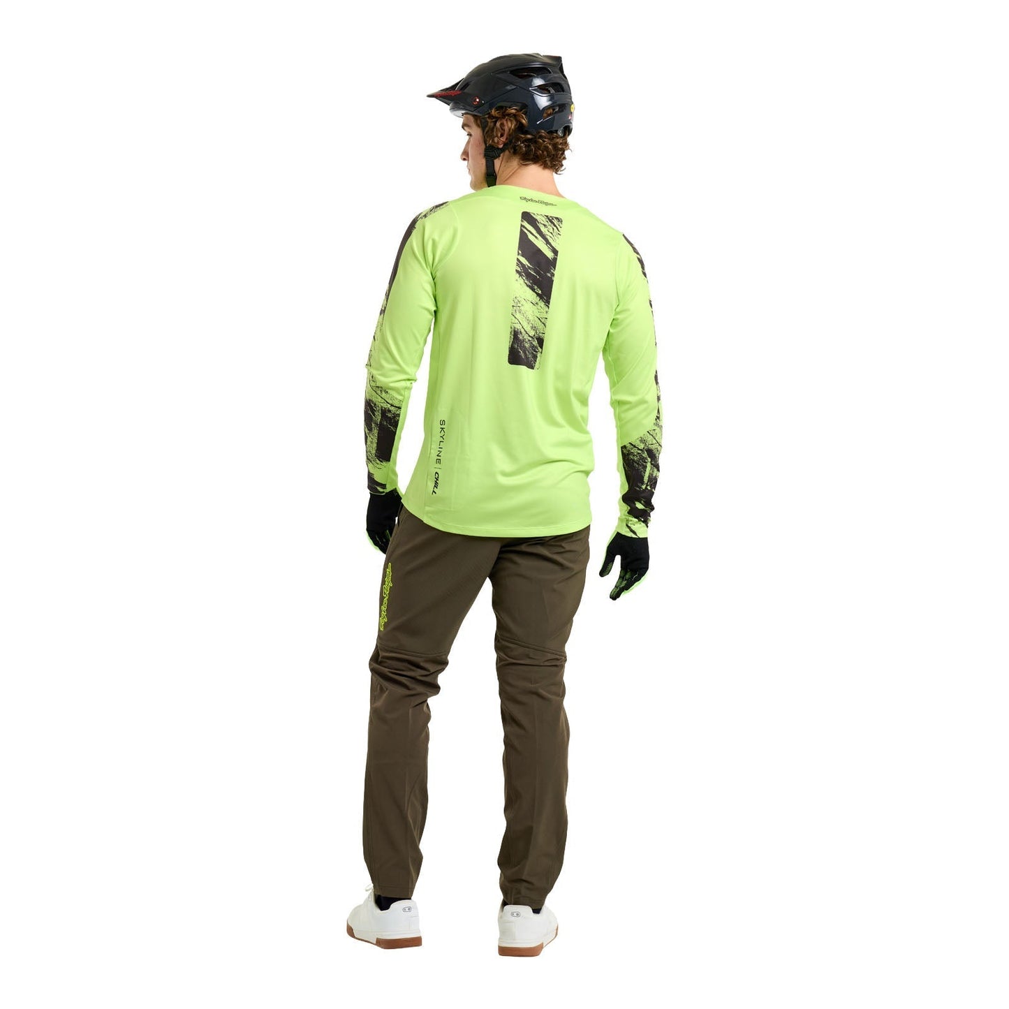 TROY LEE DESIGNS SKYLINE CHILL ROCKSLIDE Jersey Long Sleeve Yellow