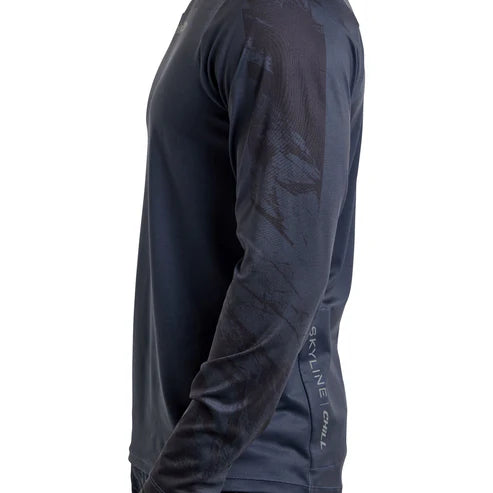 TROY LEE DESIGNS SKYLINE Strój kąpielowy z długim rękawem niebieski