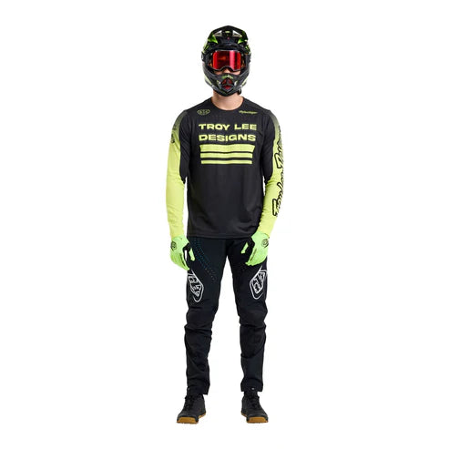 TROY LEE DESIGNS SPRINT Long Sleeve Jersey Black/Yellow
