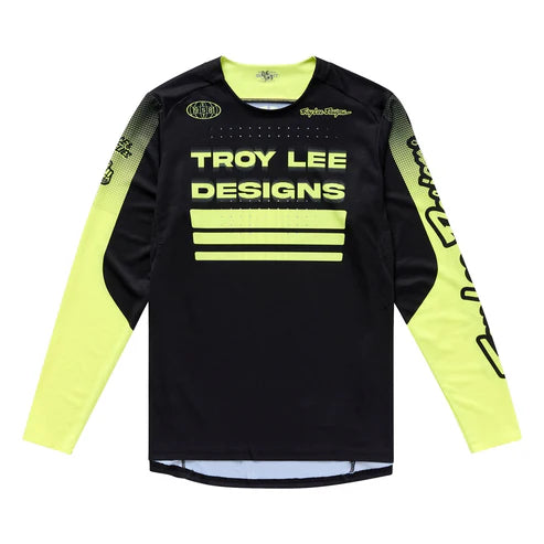 TROY LEE DESIGNS SPRINT Long Sleeve Jersey Black/Yellow