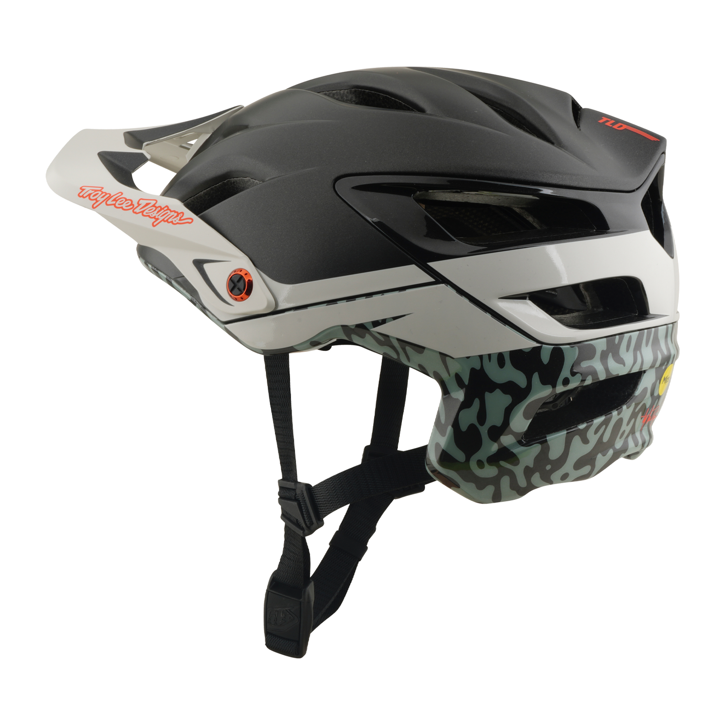Kask MTB TROY LEE DESIGNS A3 MIPS HALO PUMICE Charcoal/White