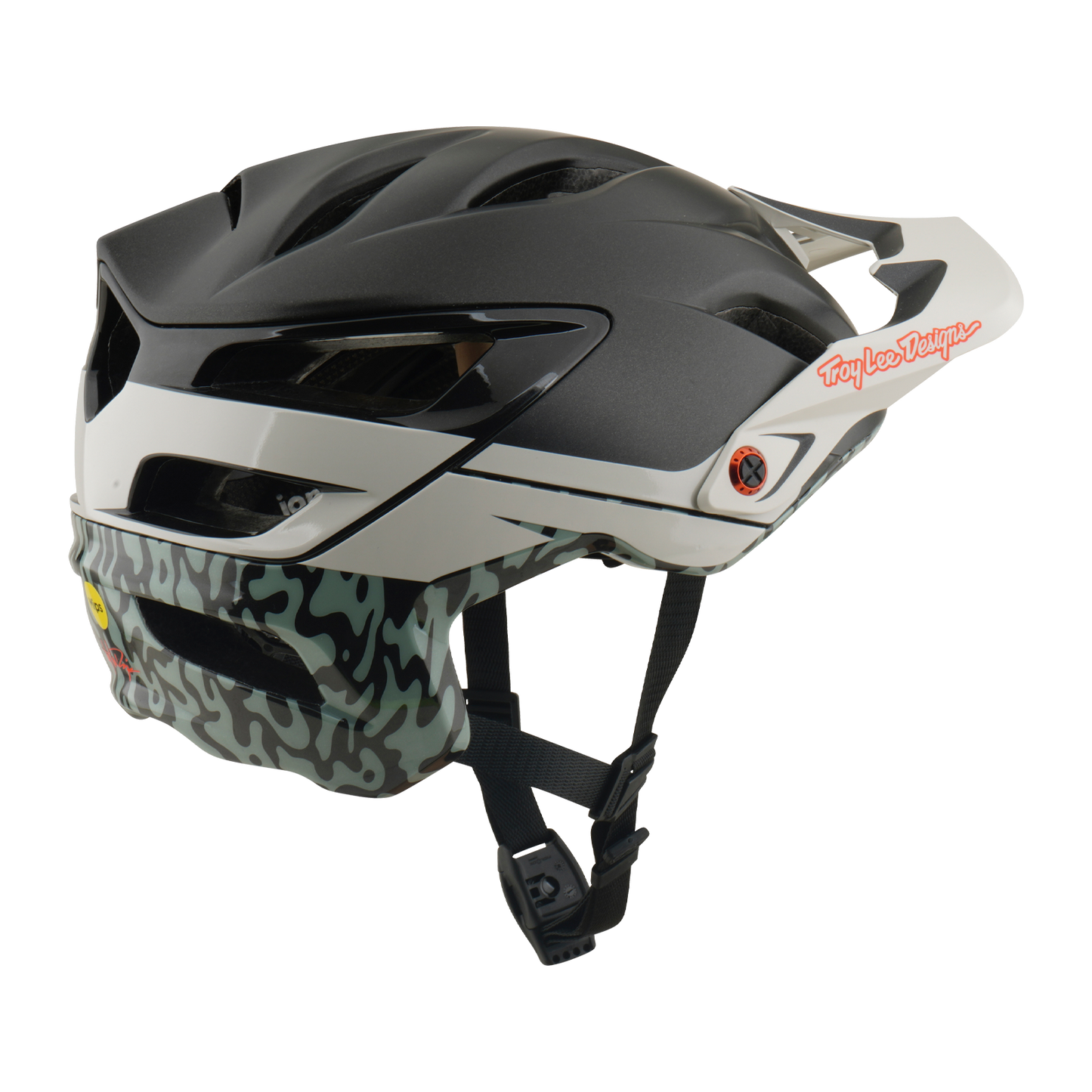 Kask MTB TROY LEE DESIGNS A3 MIPS HALO PUMICE Charcoal/White