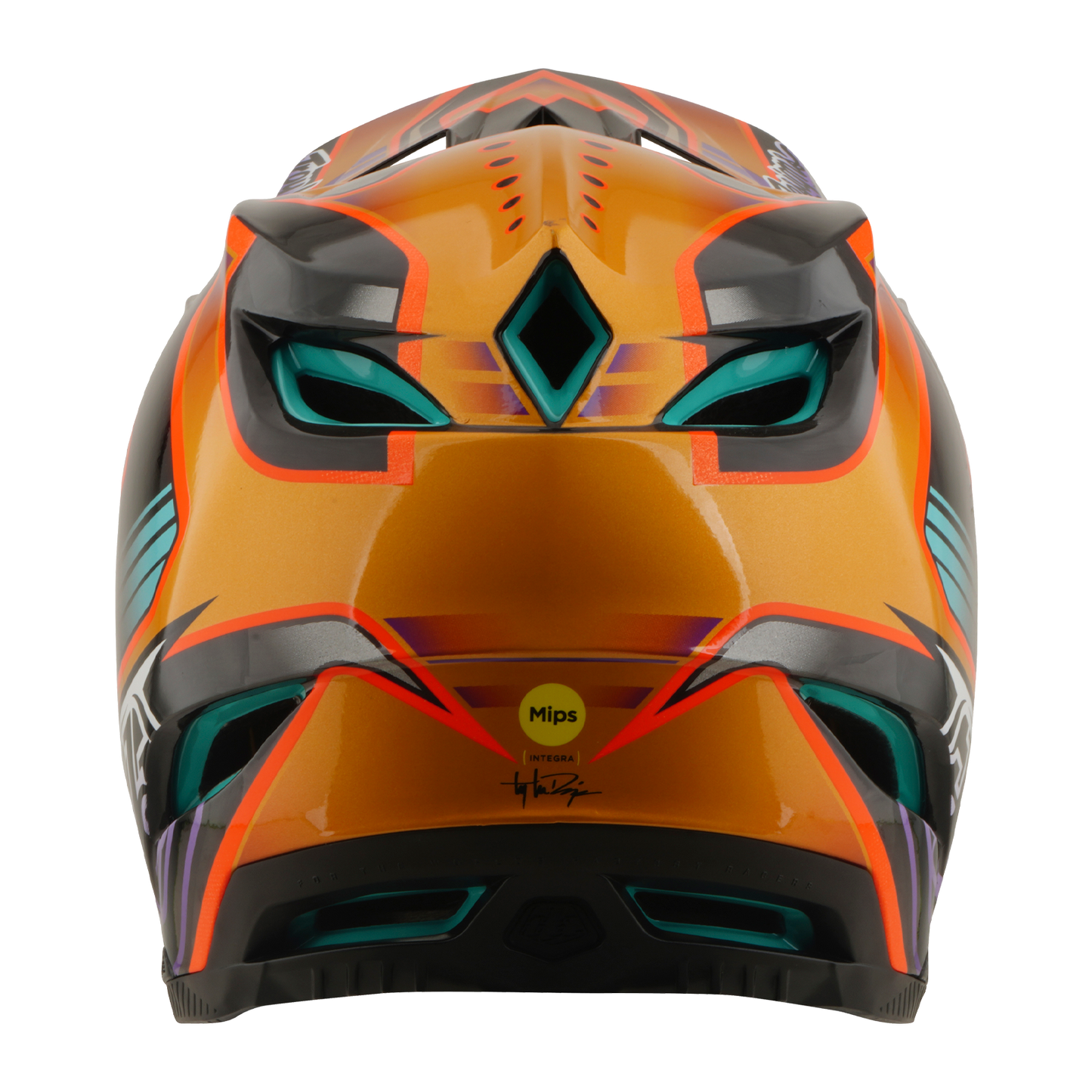 Kask MTB TROY LEE DESIGNS D4 CARBON MIPS Crest Gold