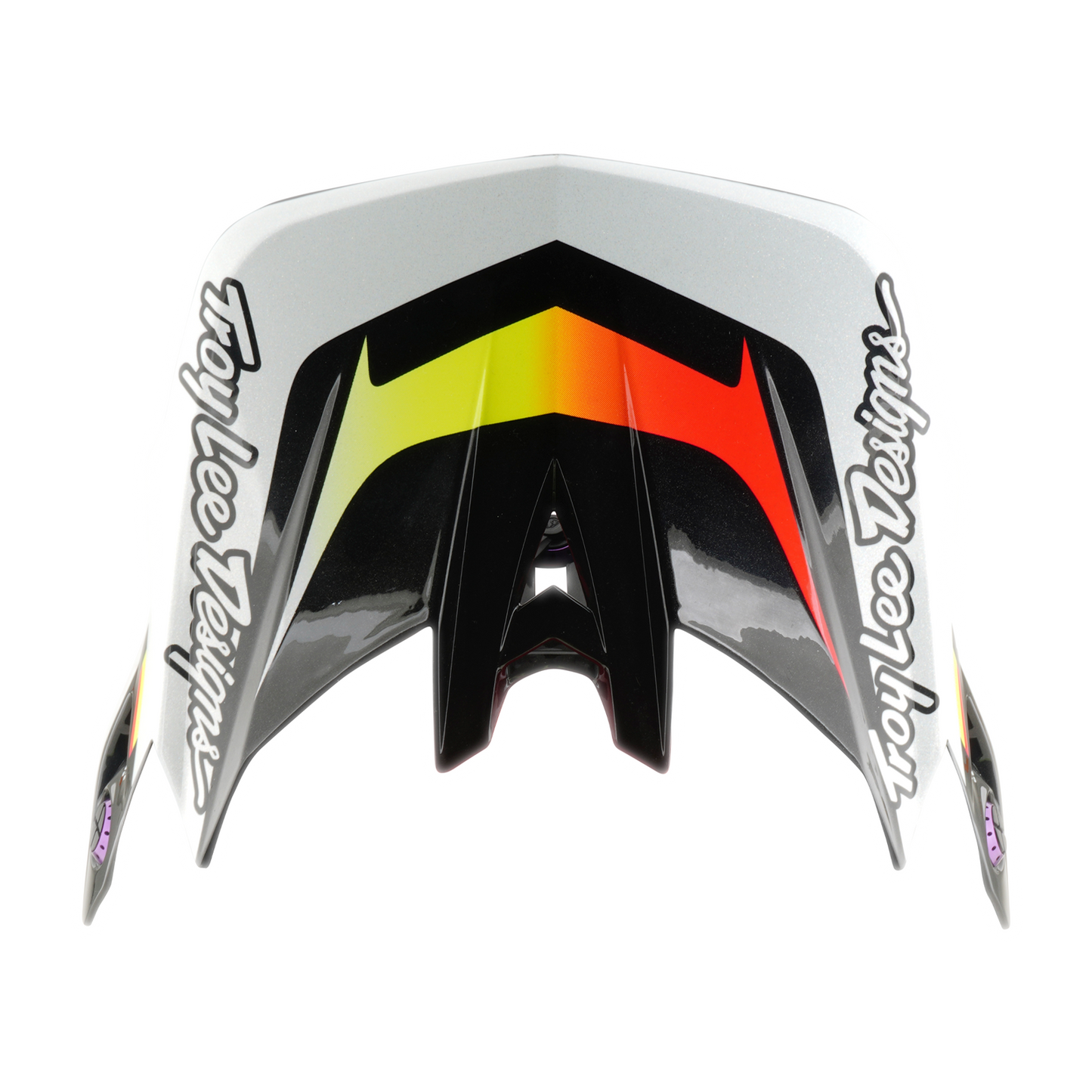 TROY LEE DESIGNS D4 CARBON MIPS Lined Up MTB Helmet Black/Yellow