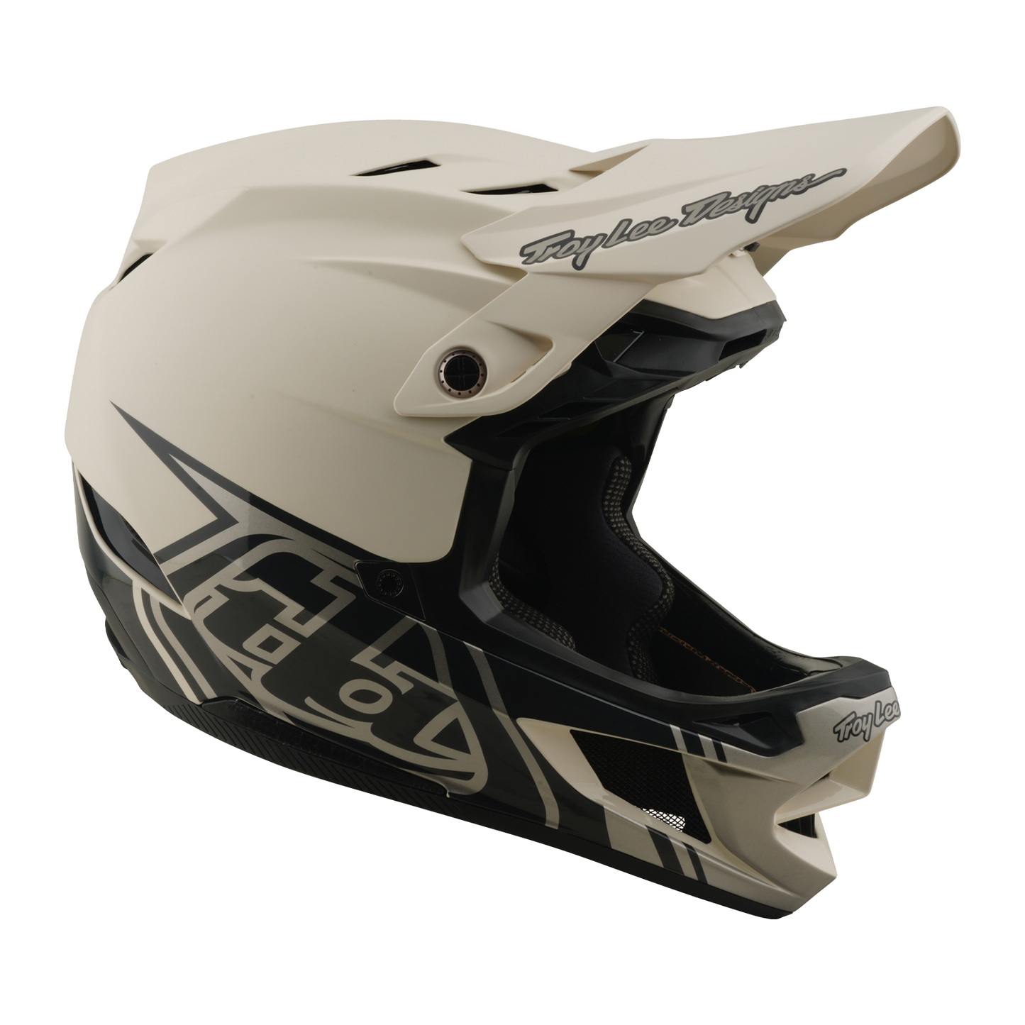 Kask MTB TROY LEE DESIGNS D4 COMPOSITE MIPS STEALTH PUMICE biały