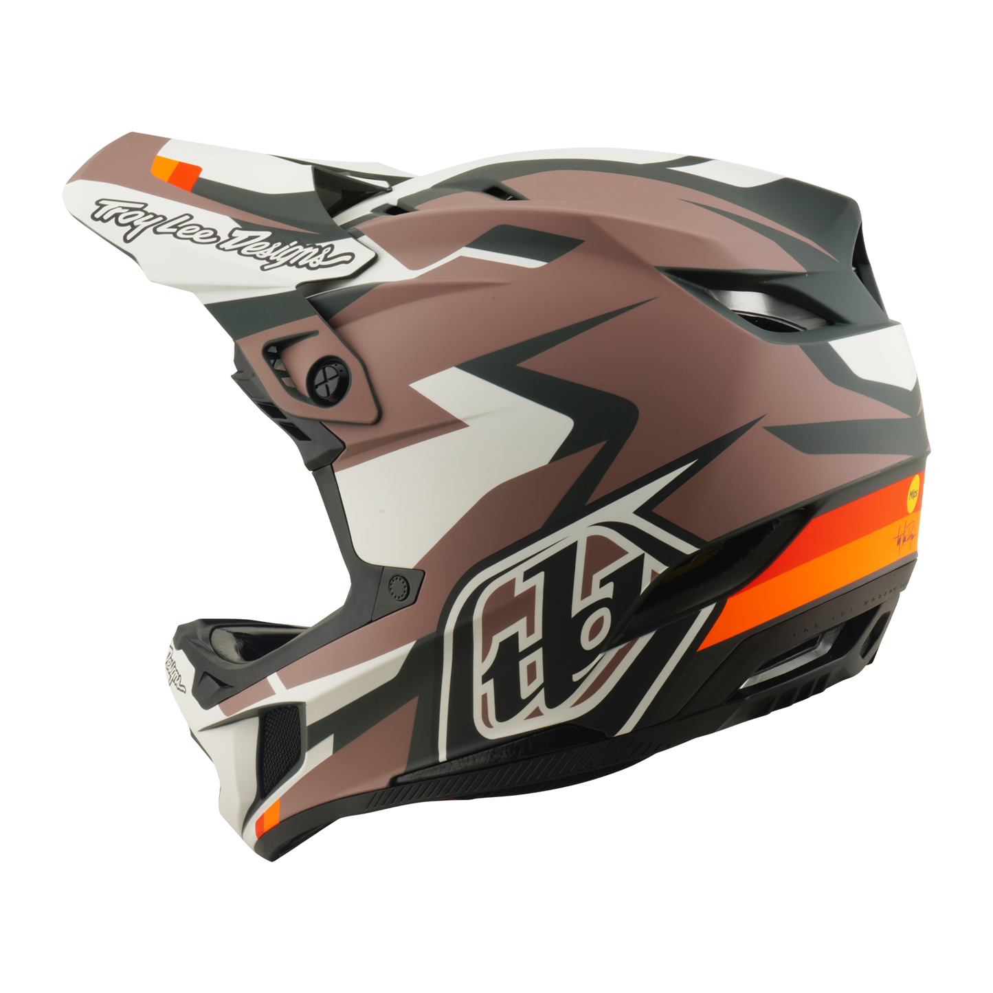 Kask MTB TROY LEE DESIGNS D4 POLYACRYLITE MIPS ROAMER Clay