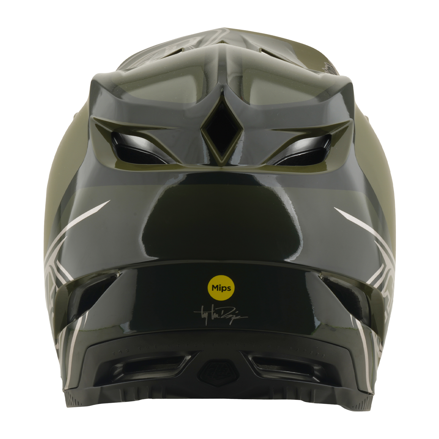 Kask MTB TROY LEE DESIGNS D4 POLYACRYLITE MIPS SHADOW BEETLE Khaki