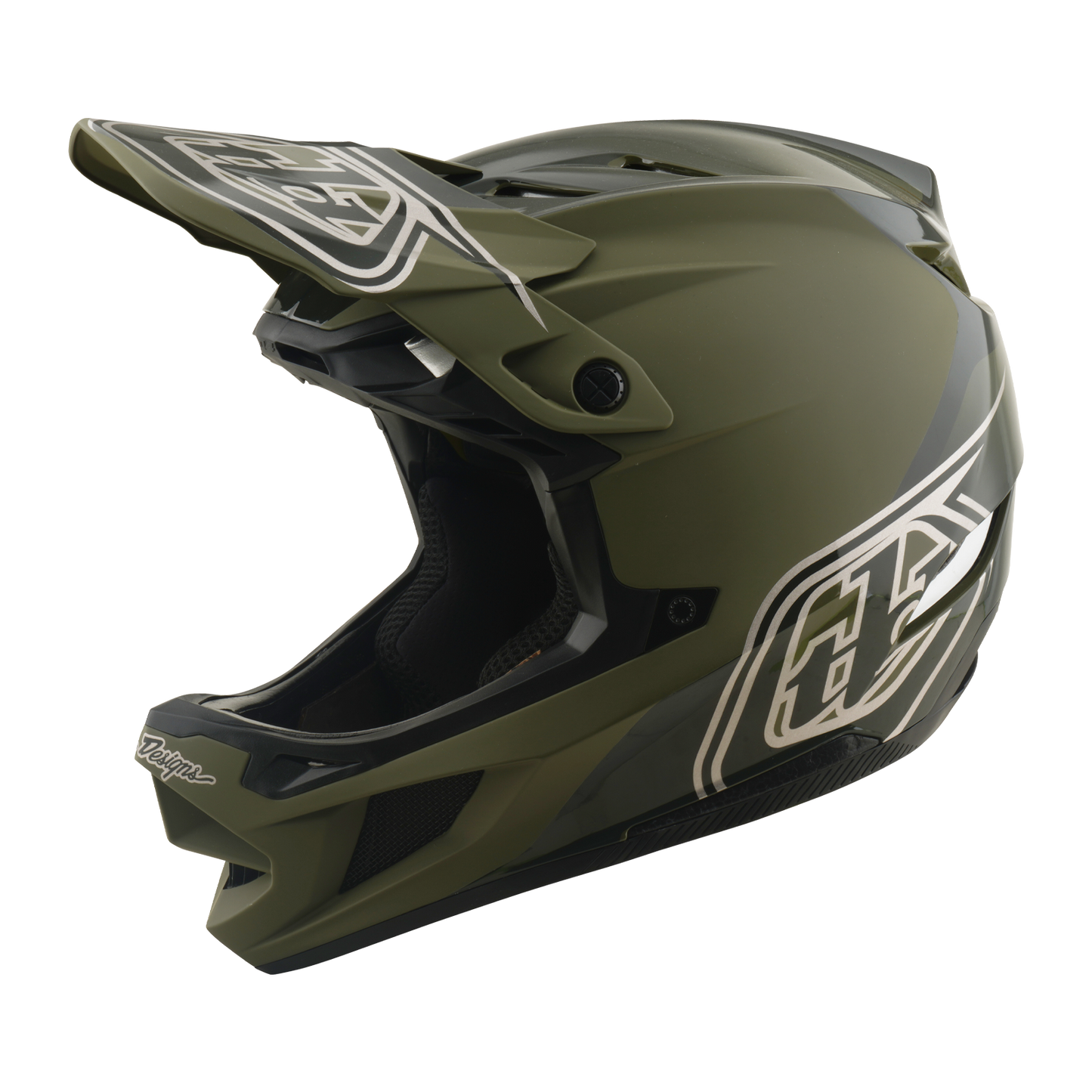 Kask MTB TROY LEE DESIGNS D4 POLYACRYLITE MIPS SHADOW BEETLE Khaki