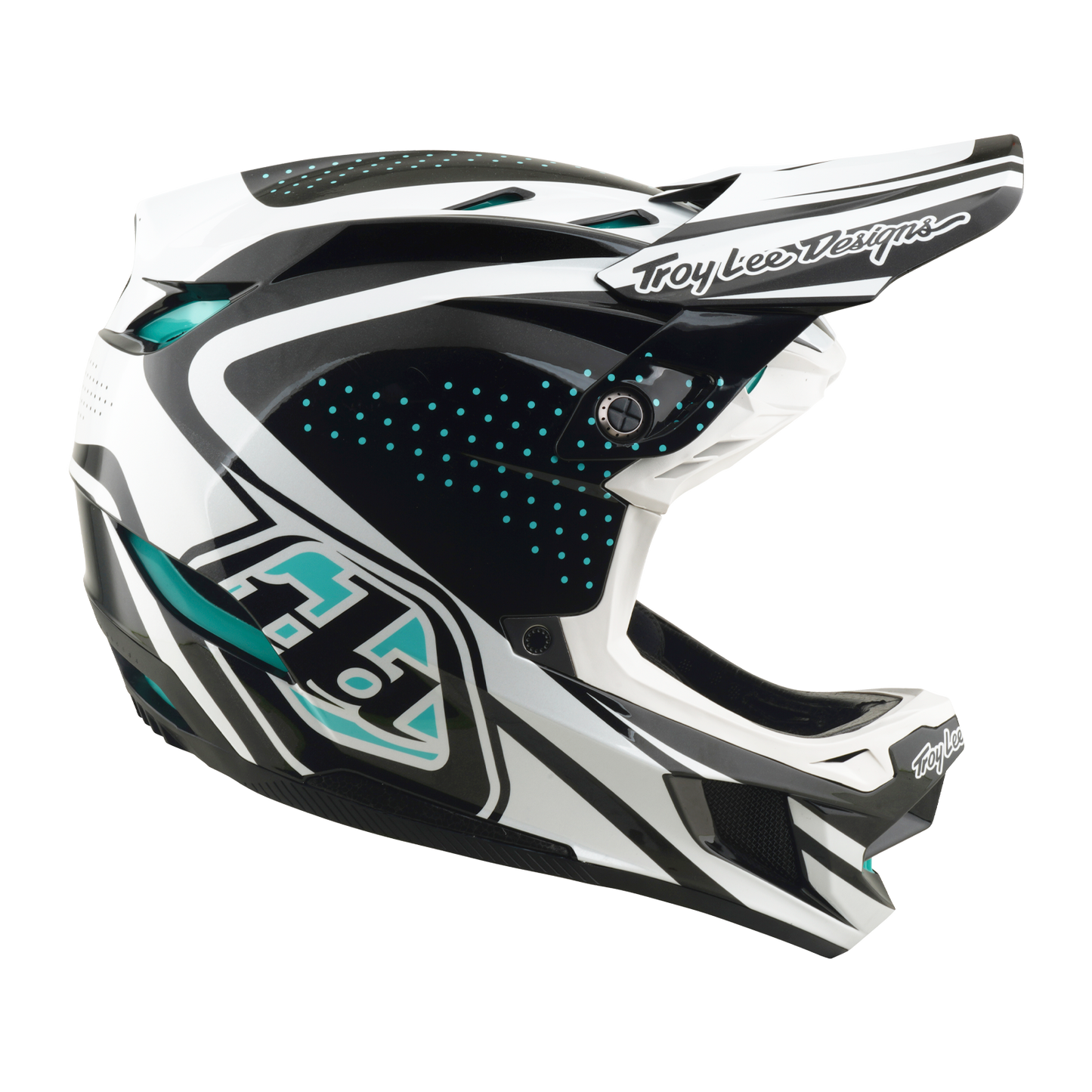 Kask rowerowy TROY LEE DESIGNS D4 POLYACRYLITE MIPS THE LINE Charcoal/White