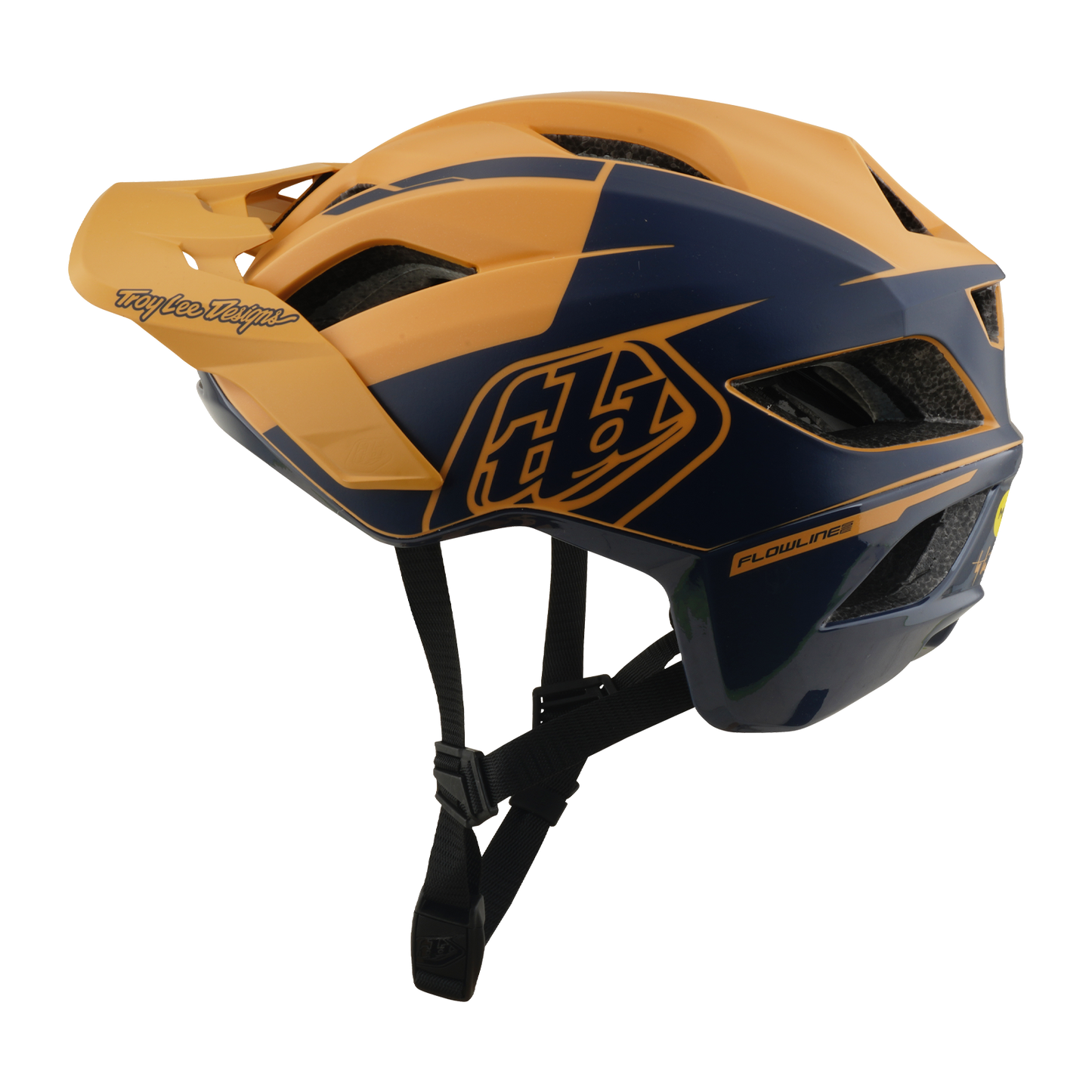 Kask MTB TROY LEE DESIGNS FLOWLINE SE MIPS HYDRO musztardowy/czarny