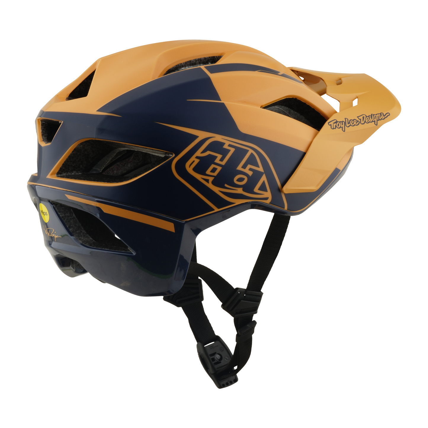 Kask MTB TROY LEE DESIGNS FLOWLINE SE MIPS HYDRO musztardowy/czarny