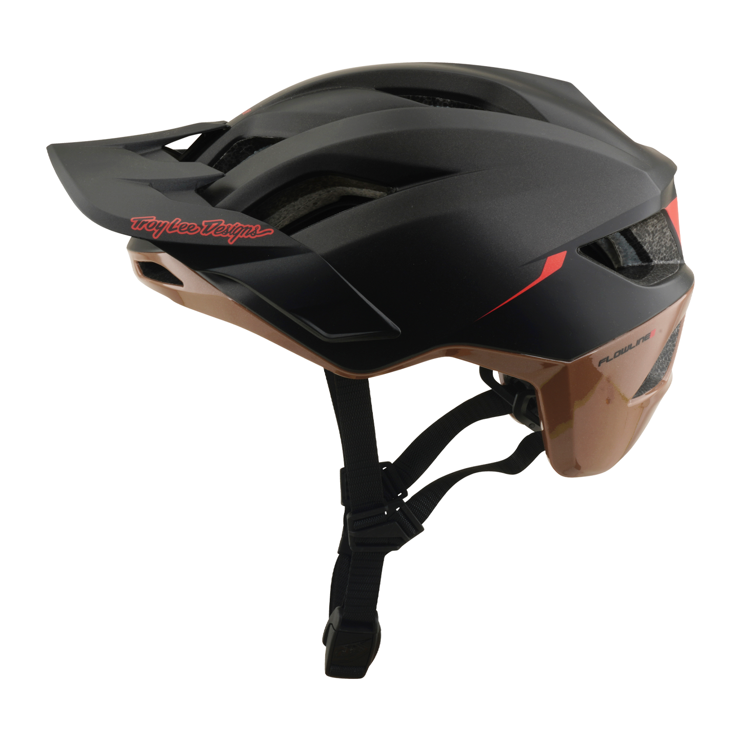 Kask MTB TROY LEE DESIGNS FLOWLINE SE MIPS STACKS czarny/brązowy