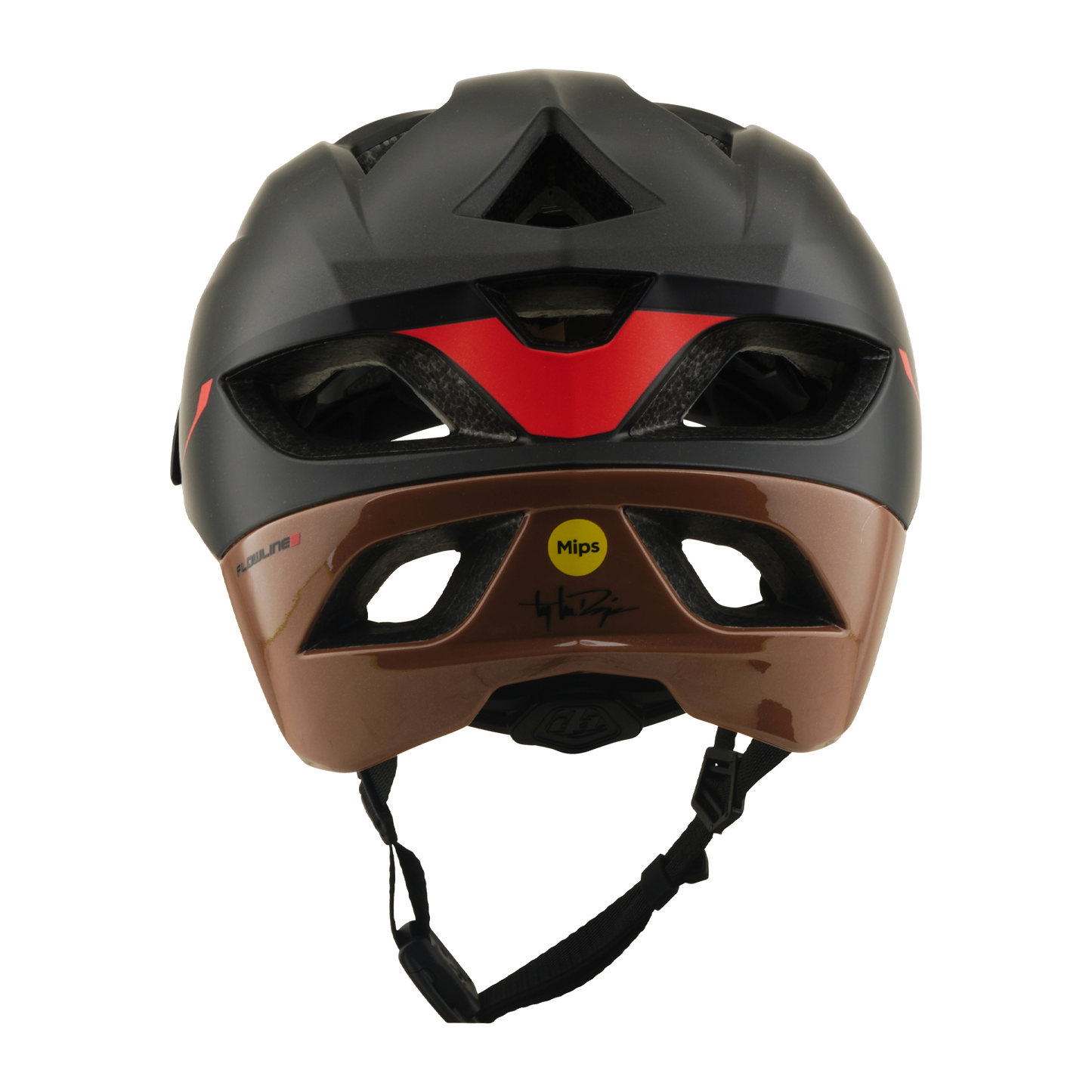 Kask MTB TROY LEE DESIGNS FLOWLINE SE MIPS STACKS czarny/brązowy