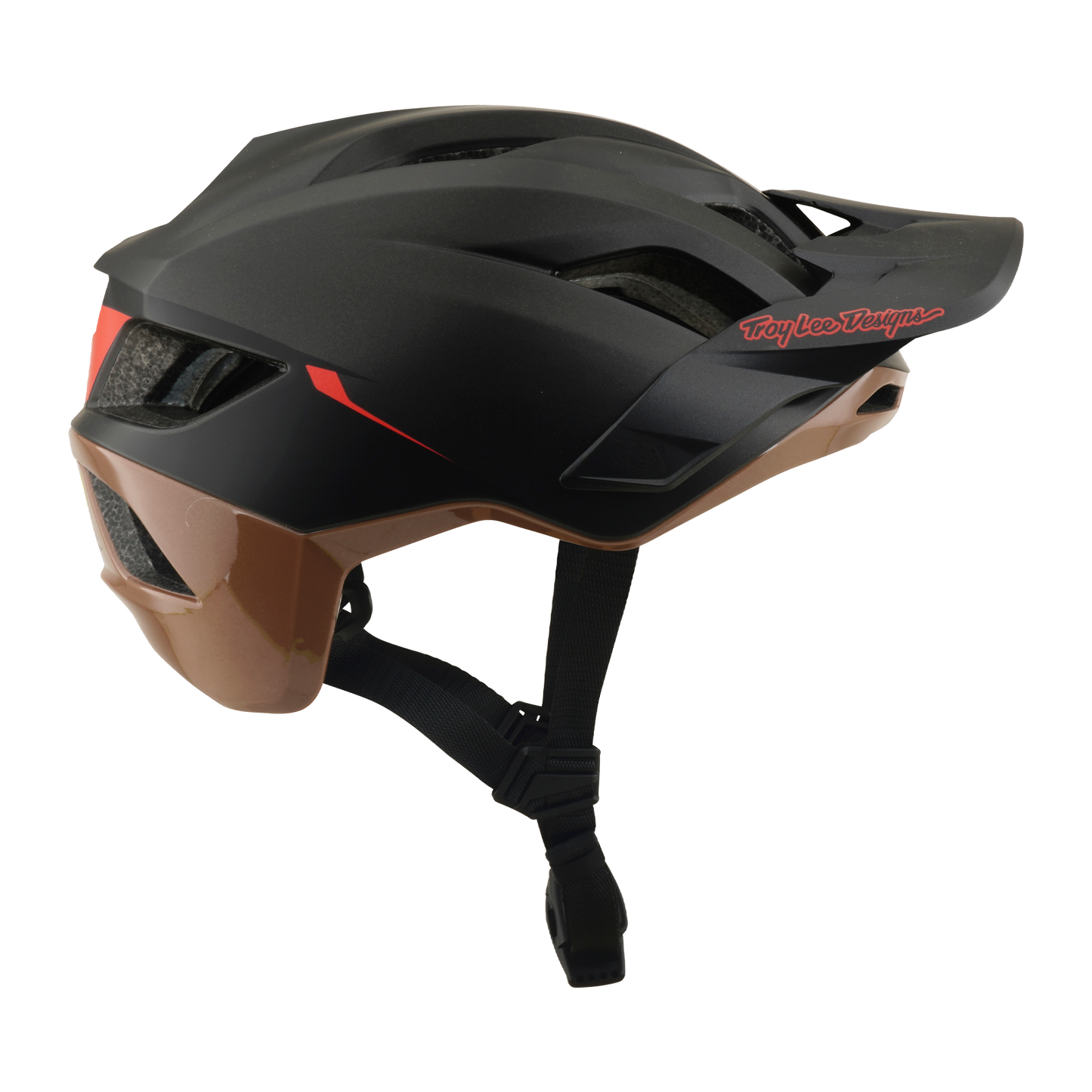 Kask MTB TROY LEE DESIGNS FLOWLINE SE MIPS STACKS czarny/brązowy