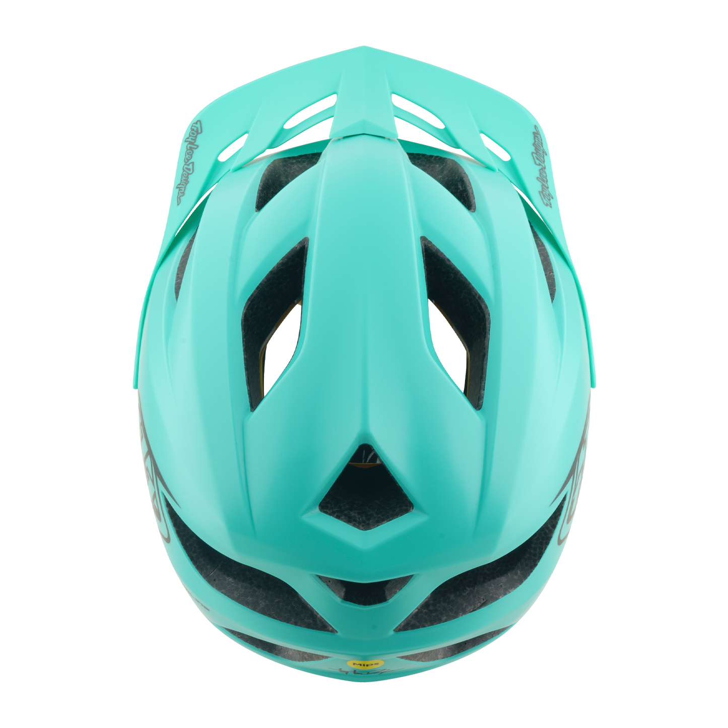 MTB helmet TROY LEE DESIGNS FLOWLINE POINT MIPS Junior Charcoal/Green
