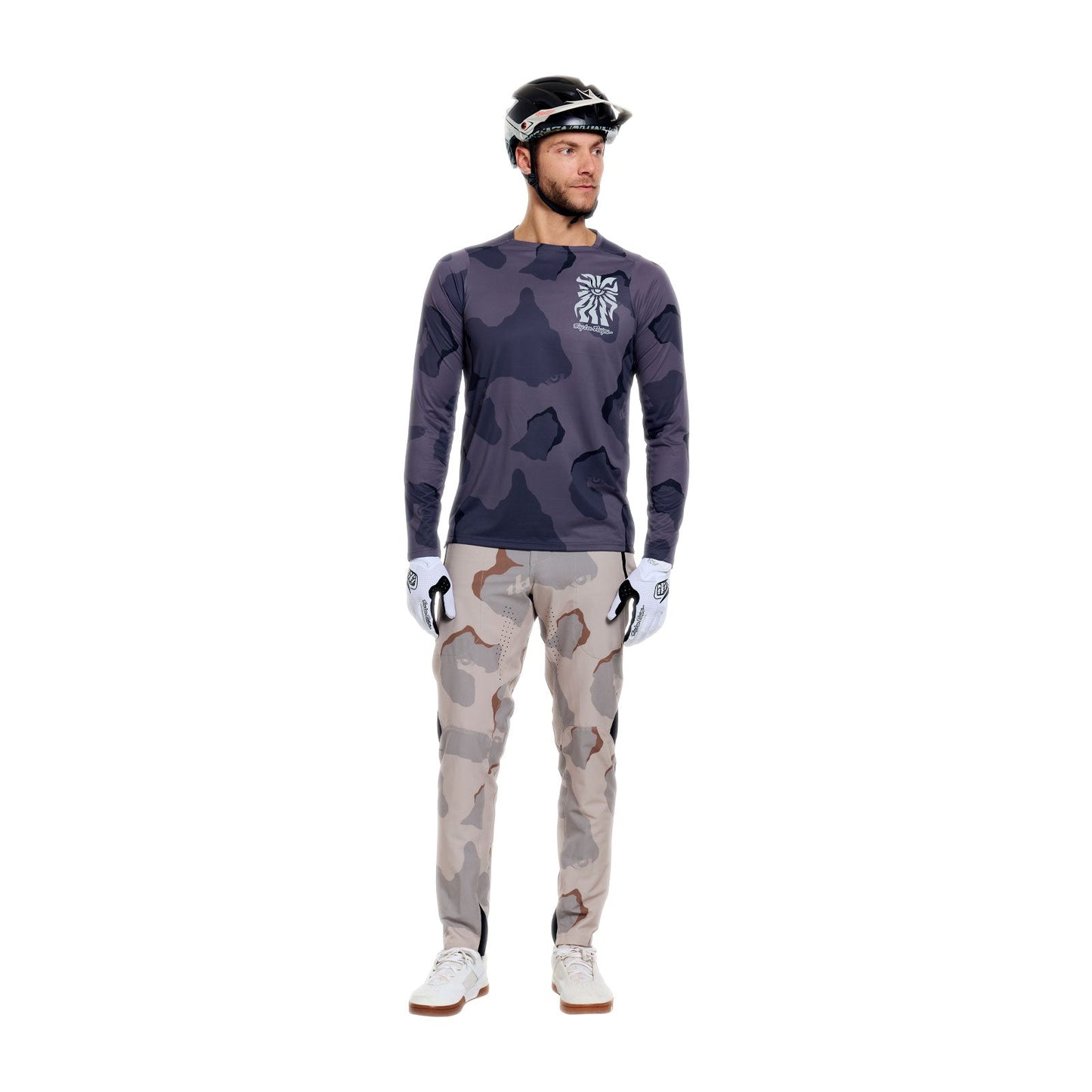 Koszulka z długim rękawem TROY LEE DESIGNS SKYLINE PRO FLOW CAMO Carbon