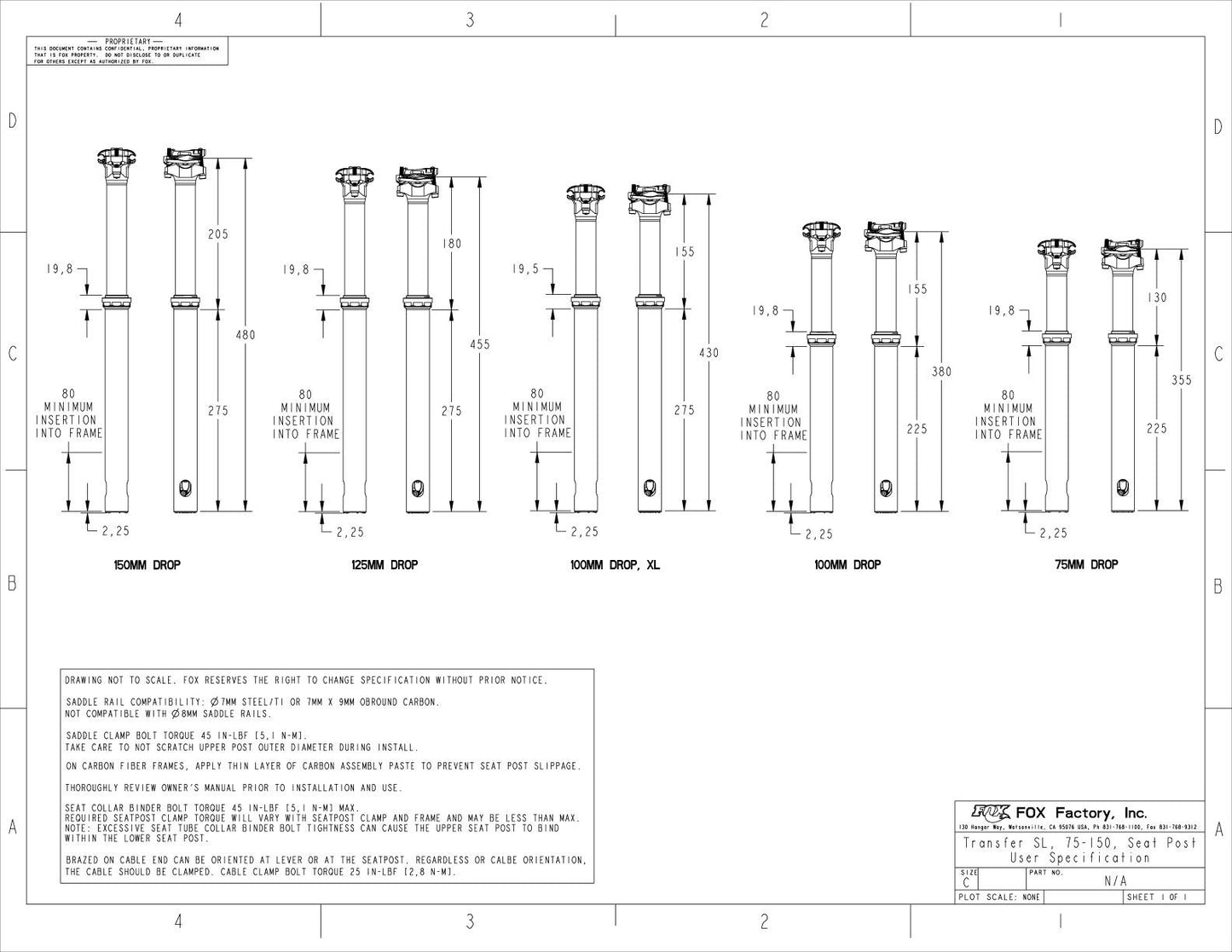 Teleskopowa sztyca FOX RACING SHOX TRANSFER SL FACTORY 2025