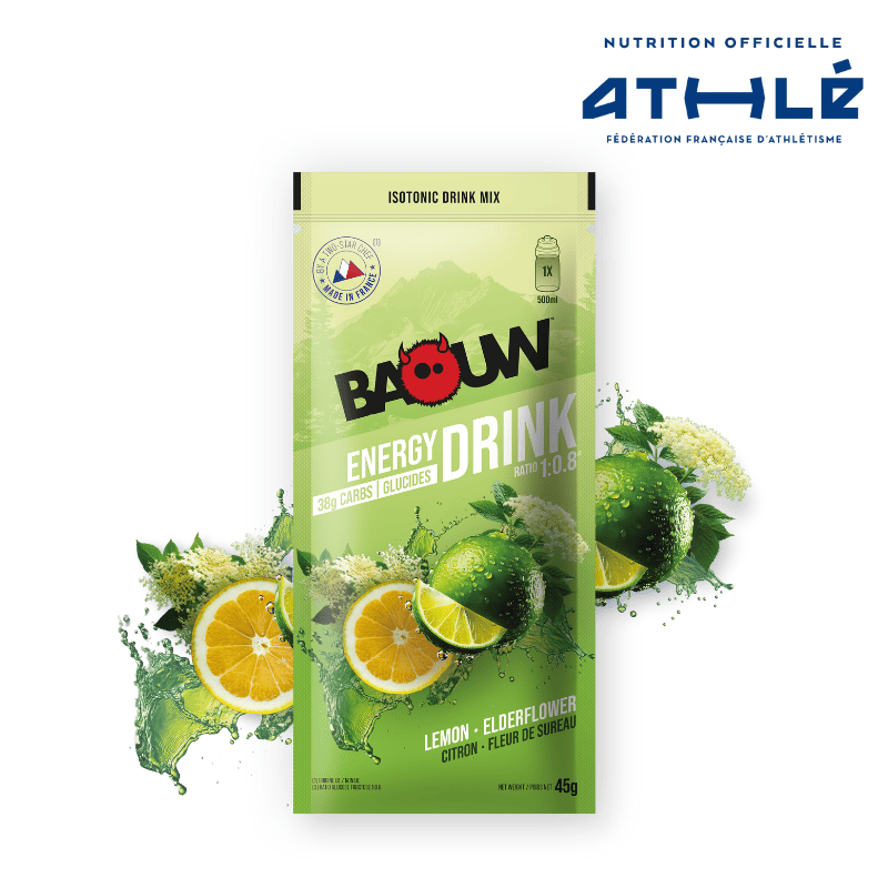 BAOUW ISOTONIC Energy Drink (45g) Limonka/Bławatek