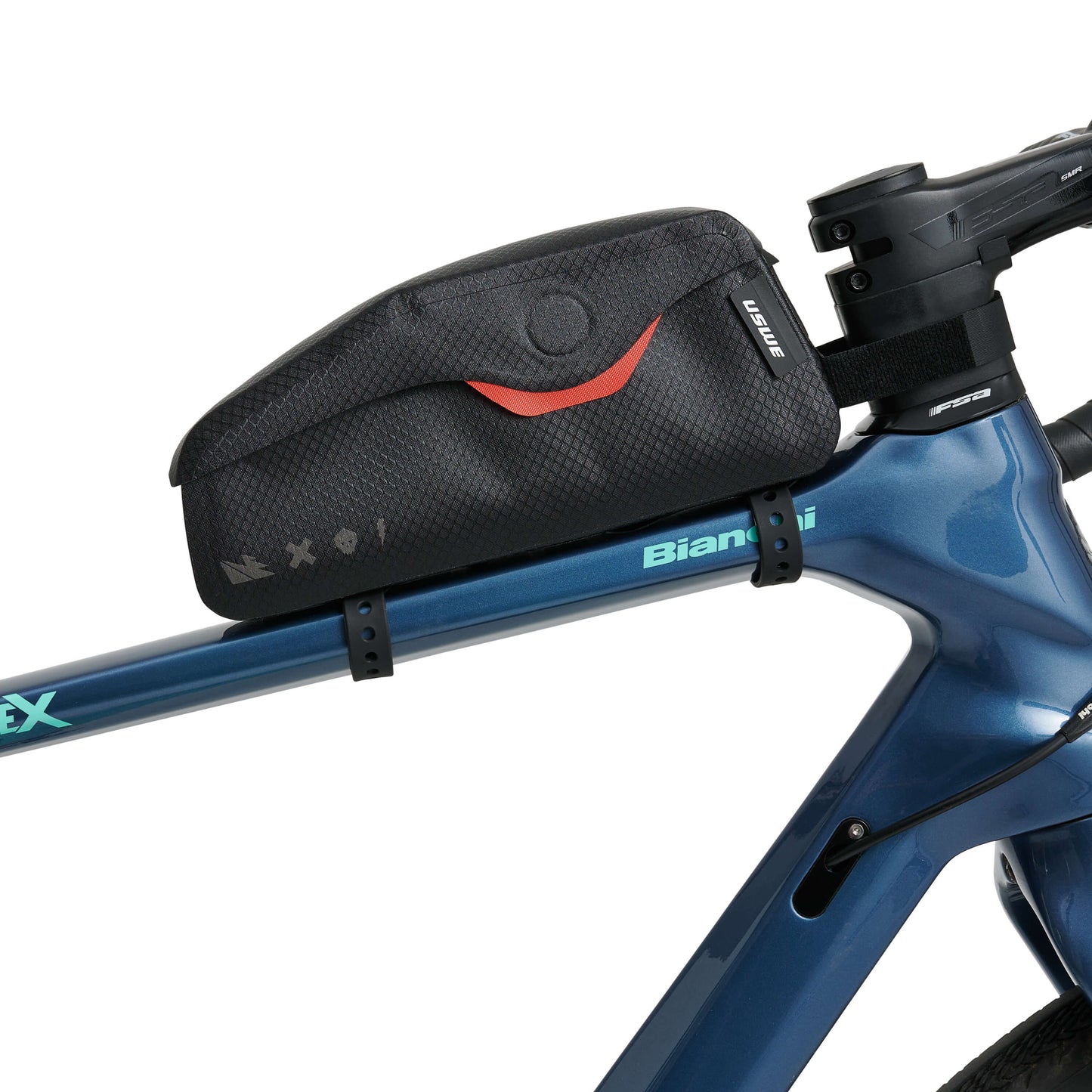 Torba na ramę USWE TOP TUBE MAGNETIC 1,2 l, czarna