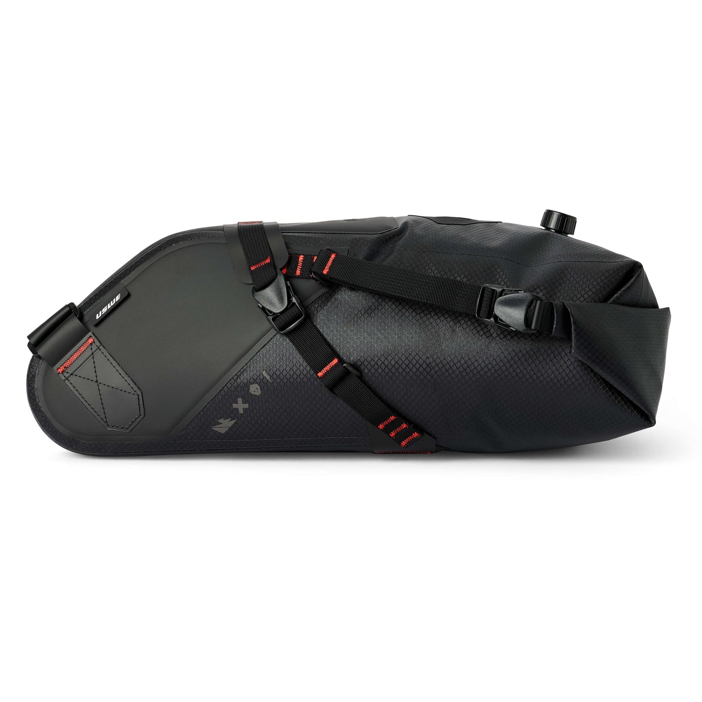 USWE ROLLTOP SADDLE BAG 9 L Black