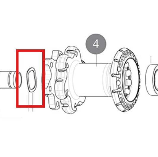 ZESTAW 3 PODKŁADEK FALISTYCH MAVIC ID360 DO ŁOŻYSK 6903