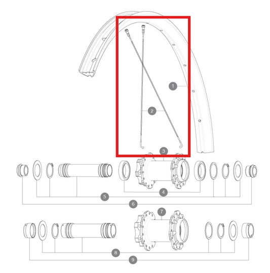 ZESTAW 14 STALOWYCH SZPRYCH MAVIC J 298MM DEEMAX DH 20 29'' + CZARNE STALOWE NYPLE