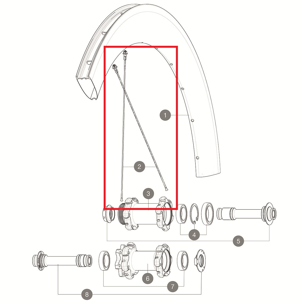 ZESTAW 12 FRT/NDS COMETE PRO CARB SL T/UST D & DS COSMIC PRO CARB SL UST D BTD AER STAINL.SPK 253 + ALU NIPP.WASH