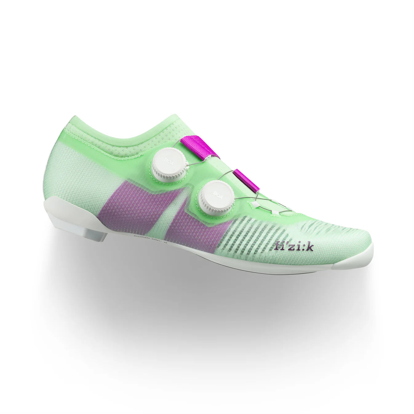 Buty szosowe FIZIK VENTO VEGA CARBON zielono-fioletowe