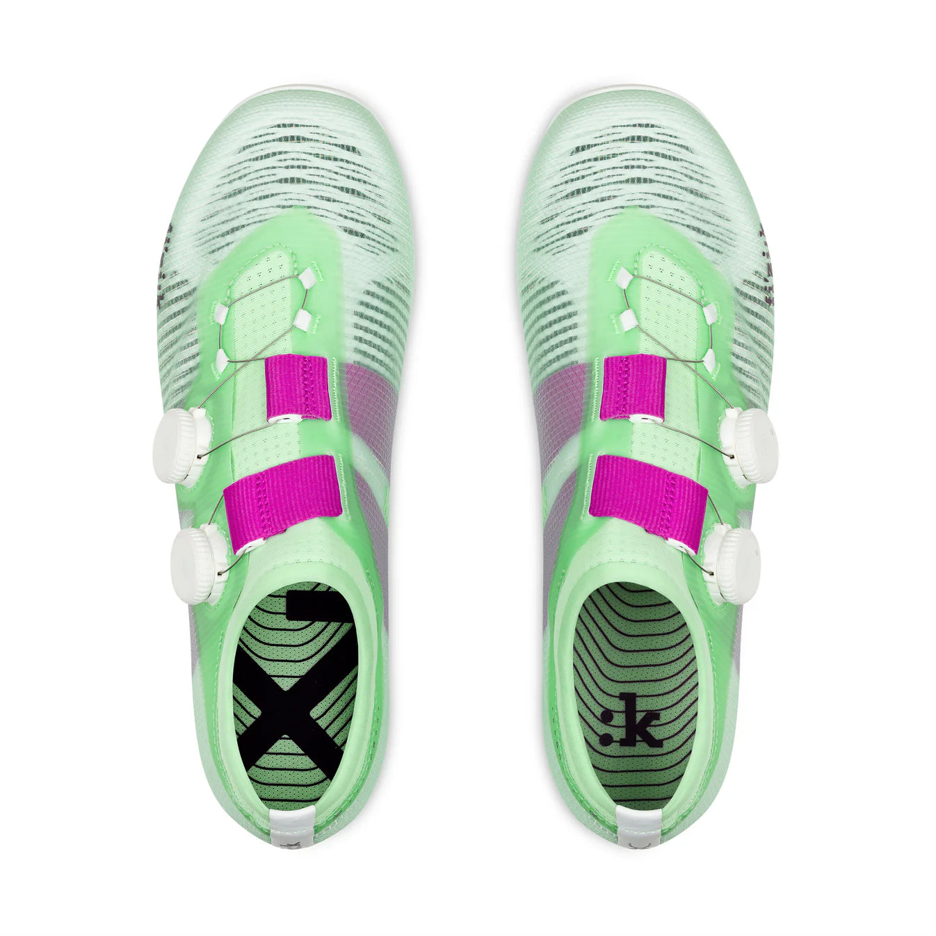 Buty szosowe FIZIK VENTO VEGA CARBON zielono-fioletowe